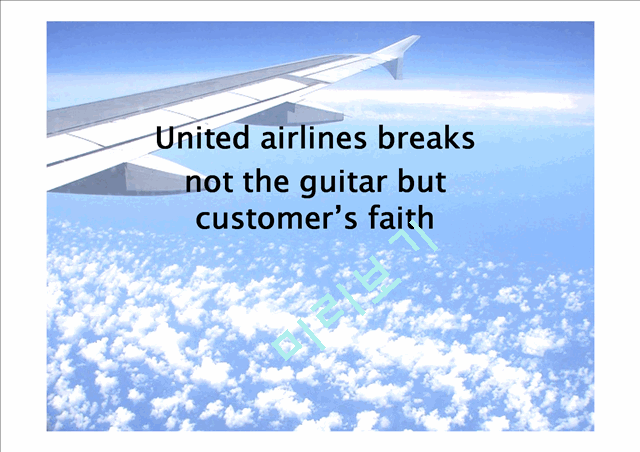 United airlines breaks not the guitar but customers faith   (1 )